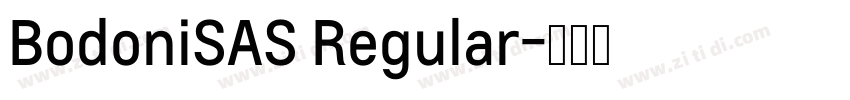 BodoniSAS Regular字体转换
